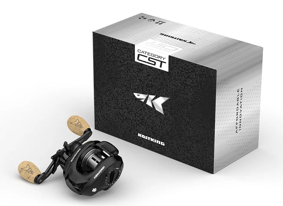Moulinet Baitcasting KastKing Royale MegaTron — long cast, 7.2:1