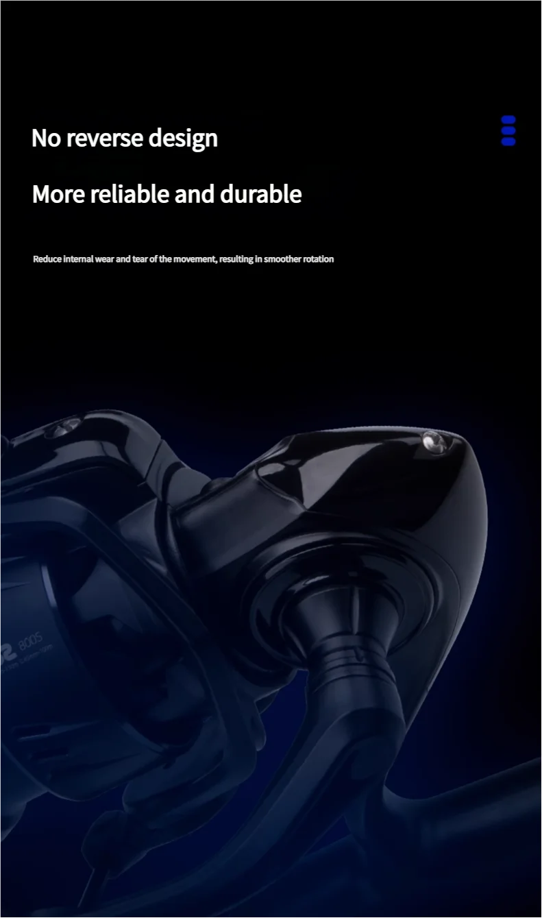 Moulinet de pêche Carbone Micro — 119 g, ultra-léger