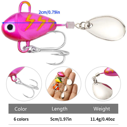 Leurre de pêche Spinner Vibrant — 9 à 11 g