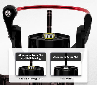 Moulinet Spinning KastKing Sharky III — résistant à l'eau, drag 18 kg