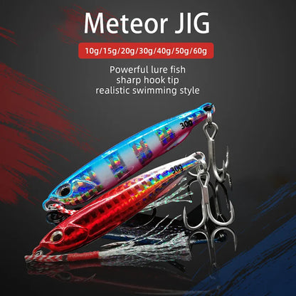 Leurre de pêche Jig Métal — 10 à 50 g
