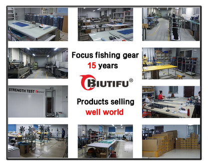 Canne BIUTIFU Travel — spinning / casting carbone, 1,8 à 2,4 m