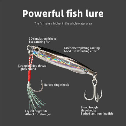 Leurre de pêche Jig Métal — 10 à 50 g