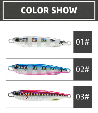 Leurre de pêche Jig Métal — 10 à 50 g