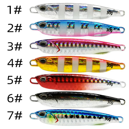 Leurre de pêche Jig Métal — 10 à 50 g