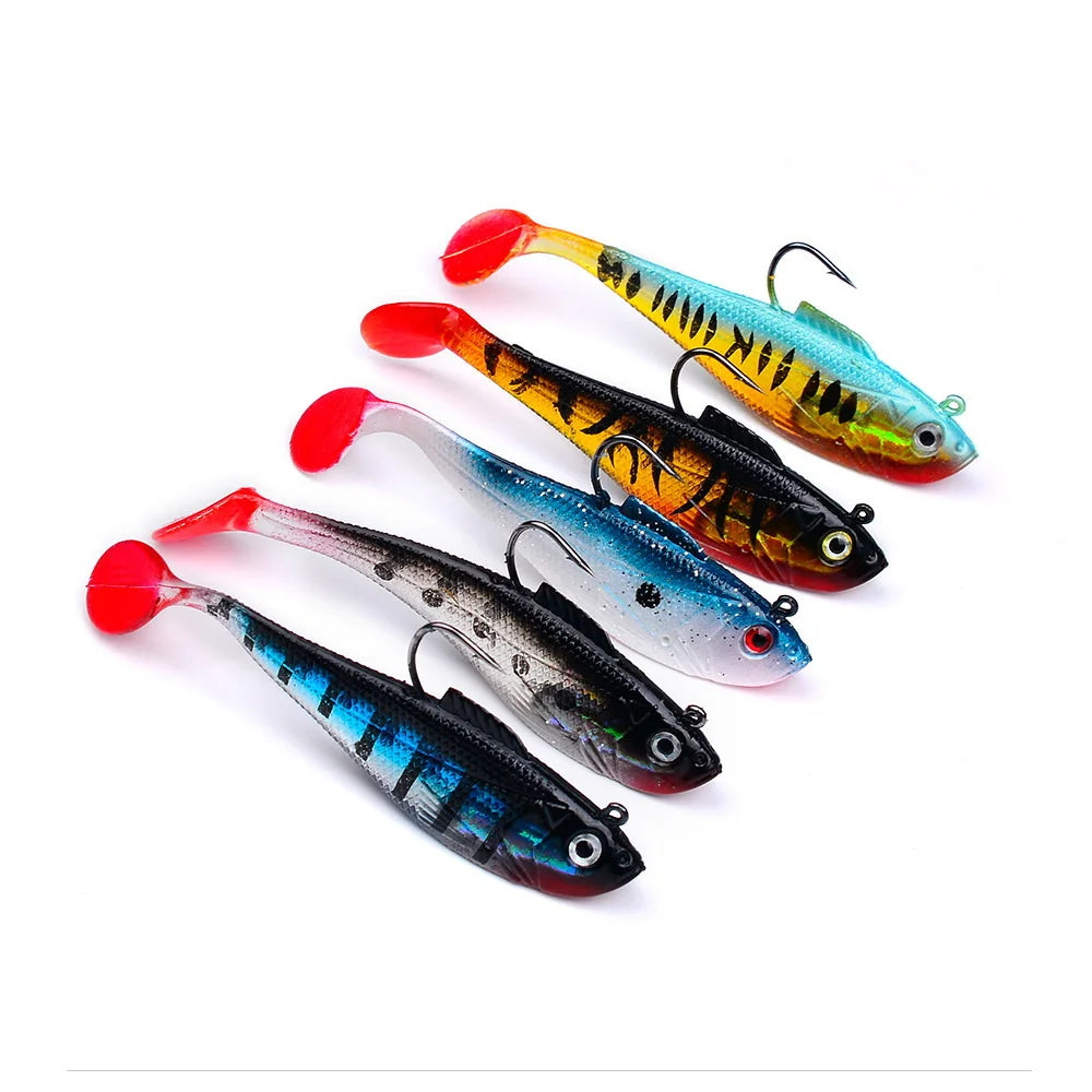 Leurre de pêche Souple — Tête plombée, 4 à 25 g
