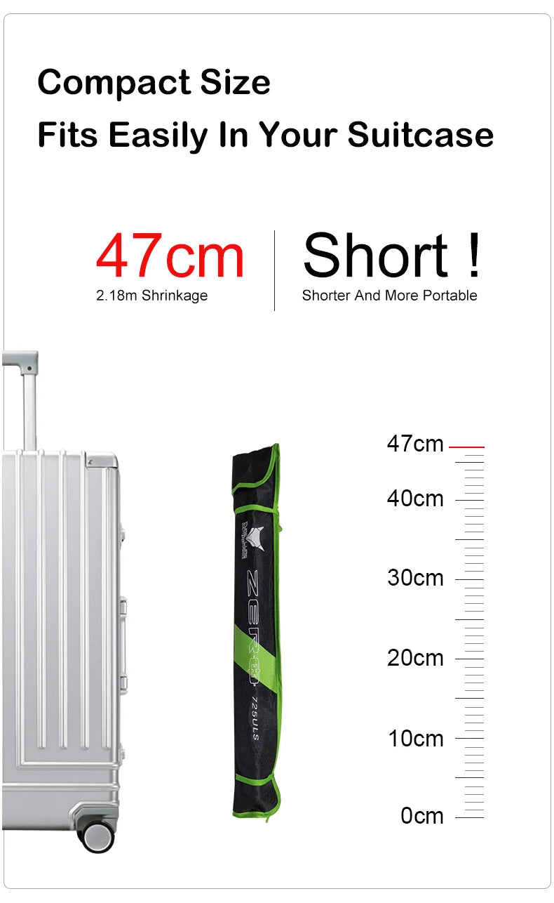 Canne PURELURE ZERO — carbone haute densité, lancer longue distance