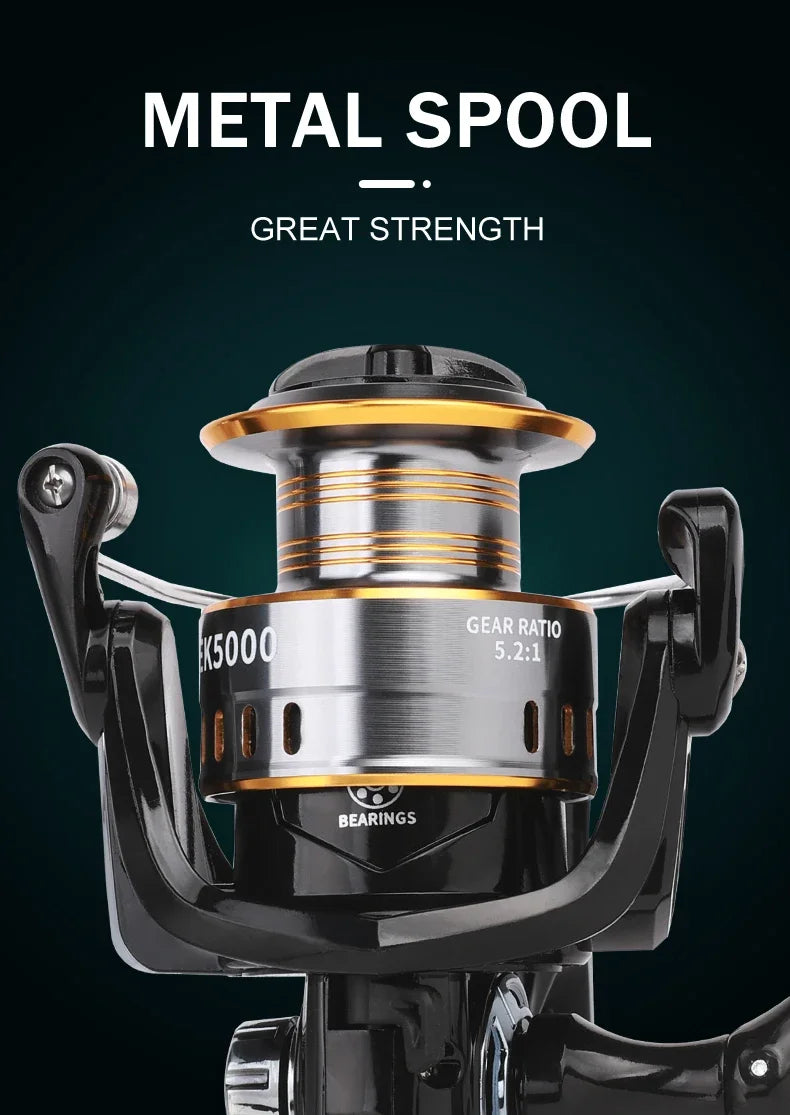 Moulinet Spinning Ultra Light Pro — 1000 à 7000, drag 12 kg