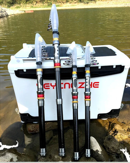 Canne Spinning Combo + Moulinet — carbone 1,8 à 3,6 m
