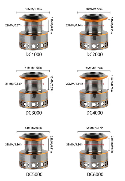 Moulinet Spinning BILLINGS DC — 1000 à 7000, drag 12 kg