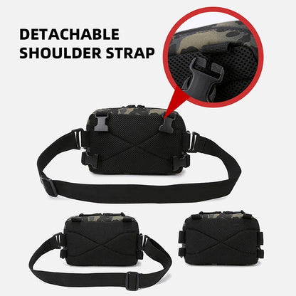 Gilet-Sac de Pêche — multi-poches, camouflage