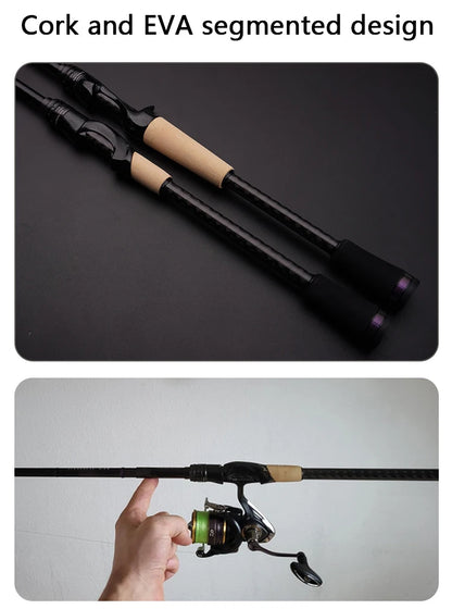 Canne PURELURE SHARPEN Travel — soft lure, anneaux Fuji