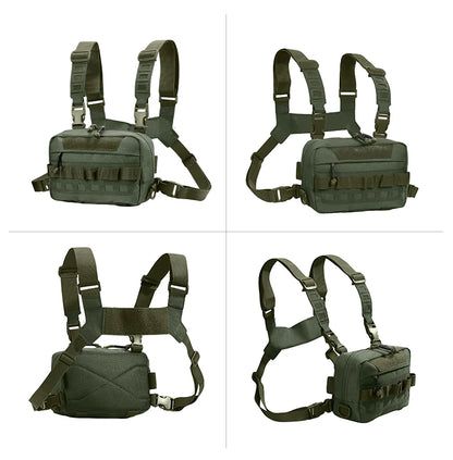 Gilet-Sac de Pêche — multi-poches, camouflage