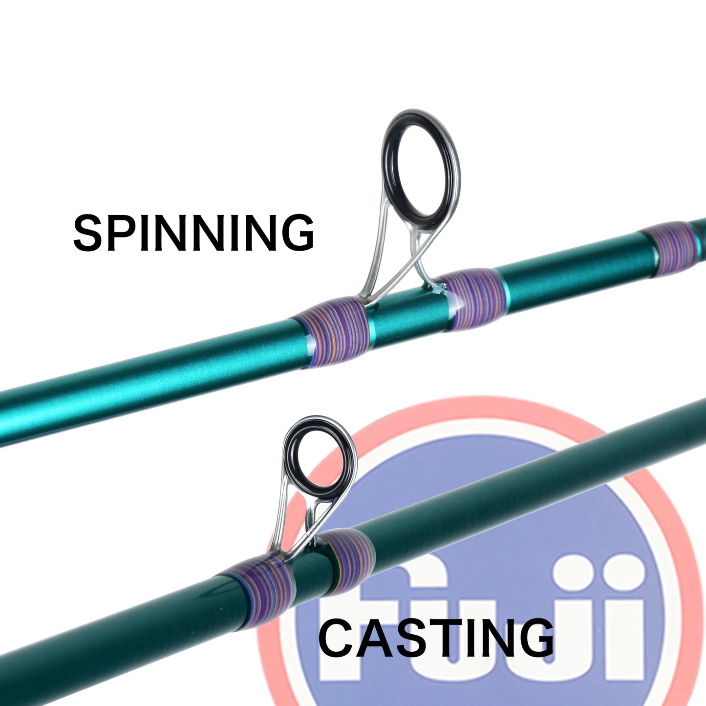 Canne BIUTIFU Travel — spinning / casting carbone, 1,8 à 2,4 m