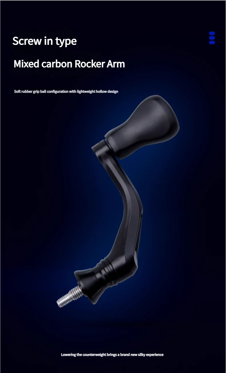Moulinet de pêche Carbone Micro — 119 g, ultra-léger
