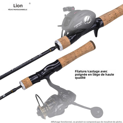 Canne LEOFISHING UL Carbon — bait finesse, 1,56 à 1,8 m