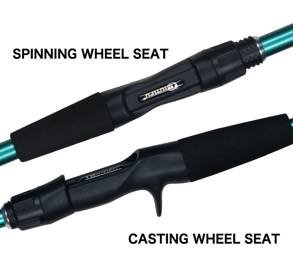 Canne BIUTIFU Travel — spinning / casting carbone, 1,8 à 2,4 m