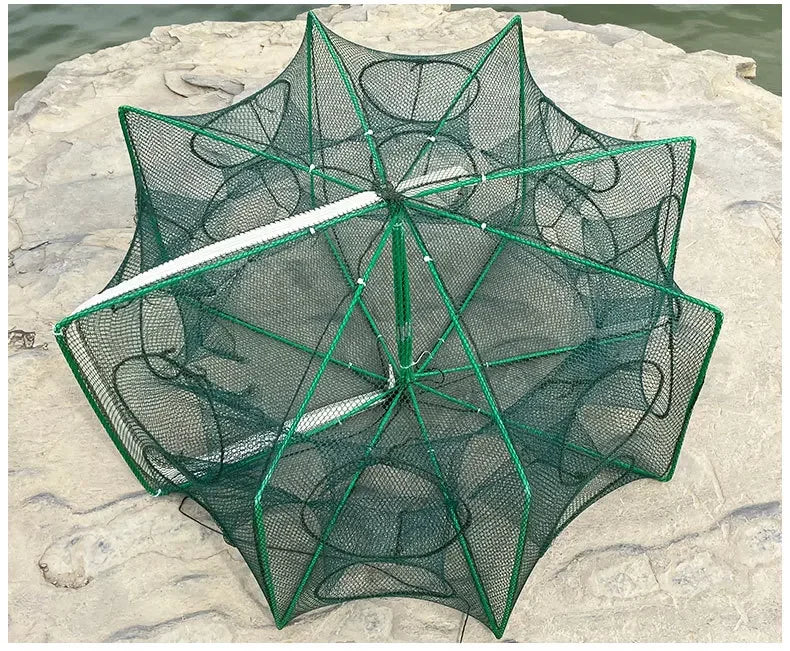 Nasse de pêche Hexagonale — filet 8 ouvertures