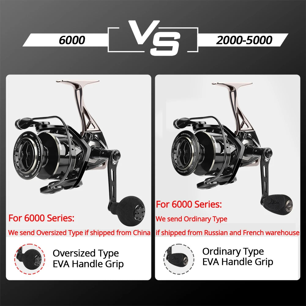 Moulinet Spinning KastKing Megatron — drag 18 kg, 7+1 BB