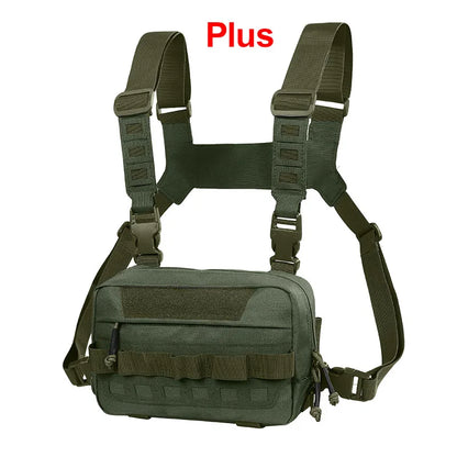 Gilet-Sac de Pêche — multi-poches, camouflage