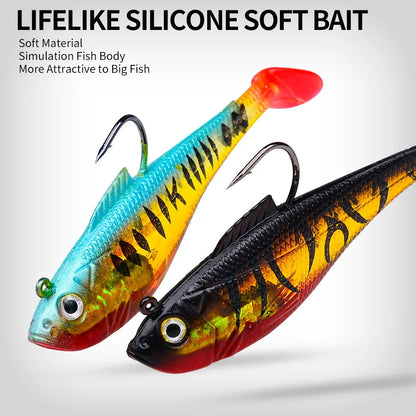 Leurre de pêche Souple — Tête plombée, 4 à 25 g