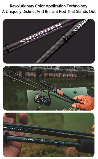 Canne PURELURE SHARPEN Travel — soft lure, anneaux Fuji