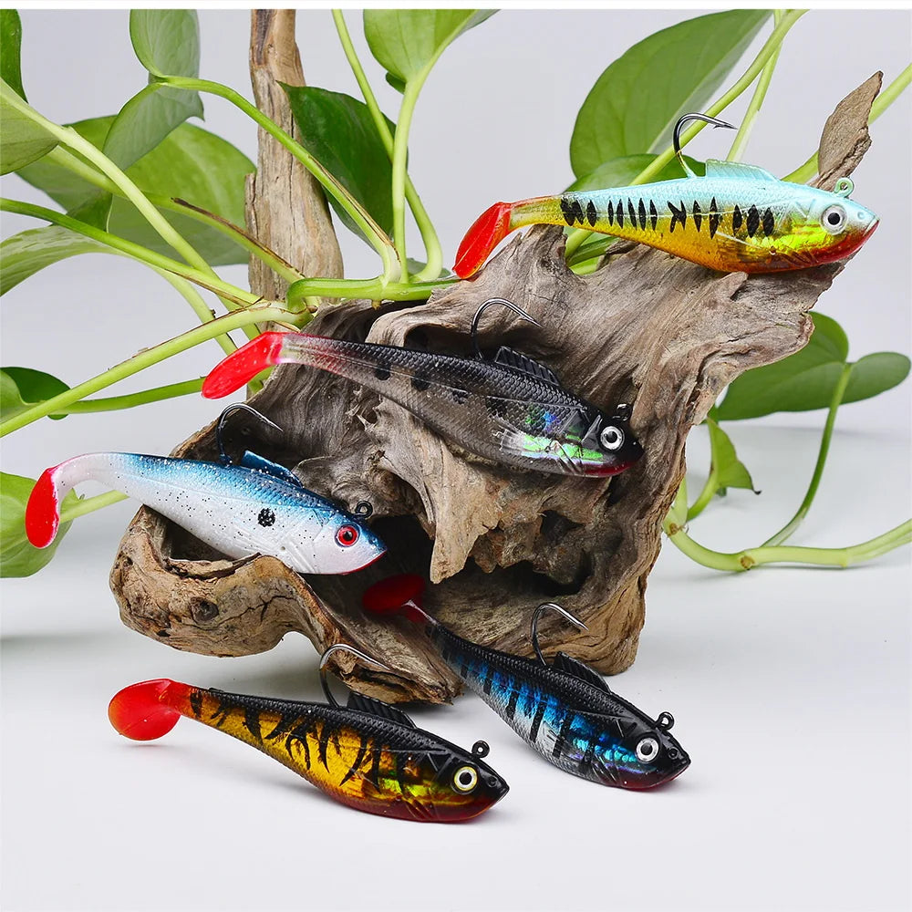 Leurre de pêche Souple — Tête plombée, 4 à 25 g