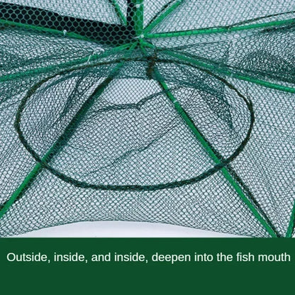 Nasse de pêche Hexagonale — filet 8 ouvertures
