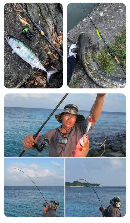 Canne PURELURE SHARPEN Travel — soft lure, anneaux Fuji