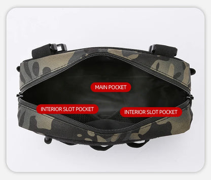 Gilet-Sac de Pêche — multi-poches, camouflage