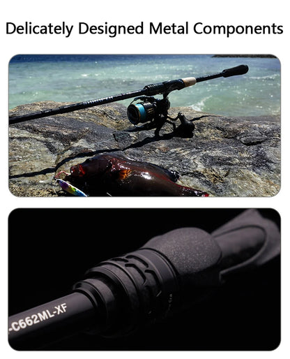 Canne PURELURE SHARPEN Travel — soft lure, anneaux Fuji
