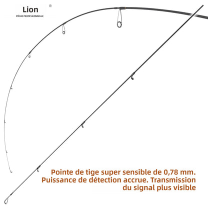 Canne LEOFISHING UL Carbon — bait finesse, 1,56 à 1,8 m