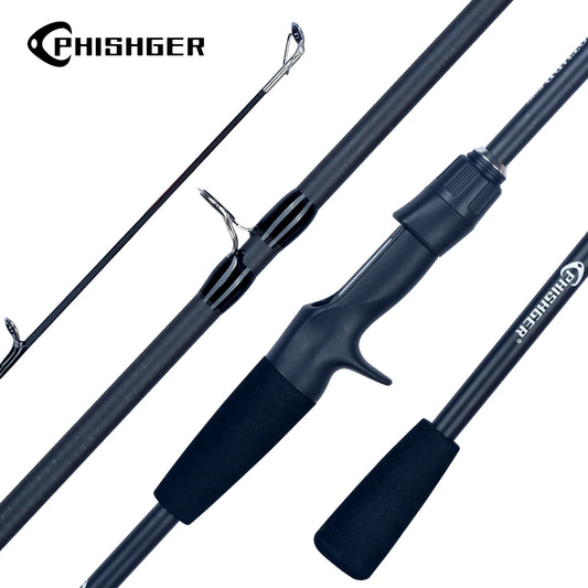 Canne PHISHGER Travel — carbone, spinning / casting, 1,8 à 2,4 m