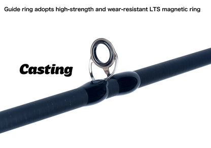 Canne à pêche Carbone Ultra-Légère — 1,8 à 2,4 m, spinning & baitcasting