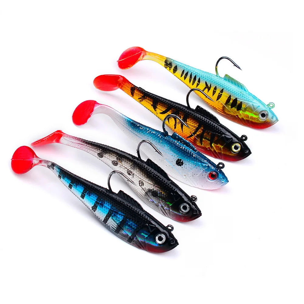 Leurre de pêche Souple — Tête plombée, 4 à 25 g