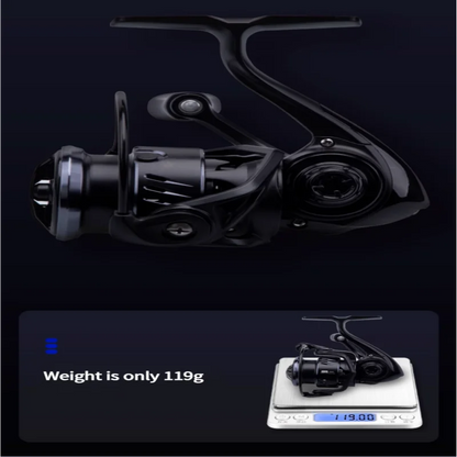 Moulinet de pêche Carbone Micro — 119 g, ultra-léger