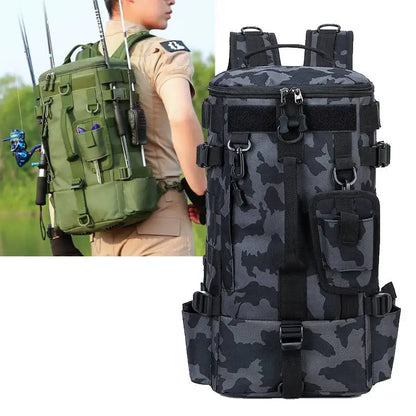 Sac à Dos de Pêche — tactique, porte-cannes