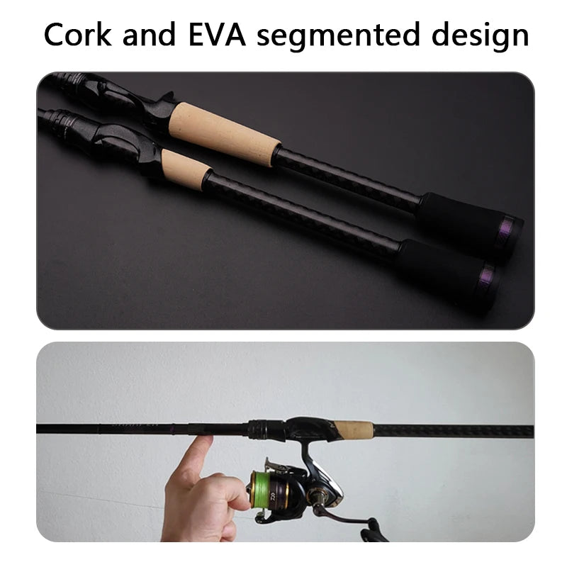 Canne PURELURE SHARPEN Travel — soft lure, anneaux Fuji