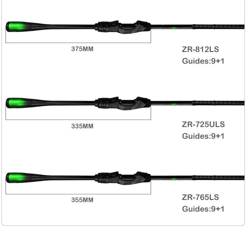Canne PURELURE ZERO — carbone haute densité, lancer longue distance