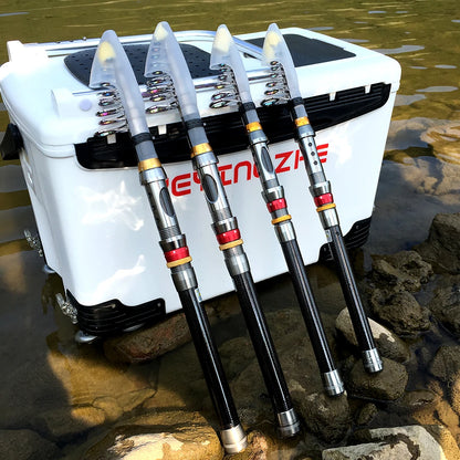 Canne Spinning Combo + Moulinet — carbone 1,8 à 3,6 m