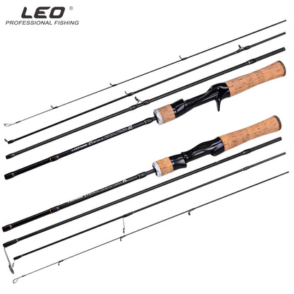 Canne LEOFISHING UL Carbon — bait finesse, 1,56 à 1,8 m
