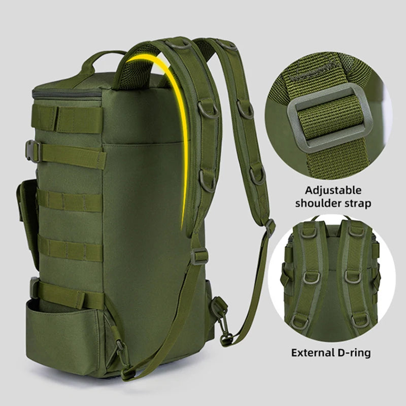 Sac à Dos de Pêche — tactique, porte-cannes