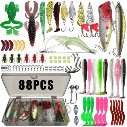 Kit Leurres de pêche — 86 à 366 pièces