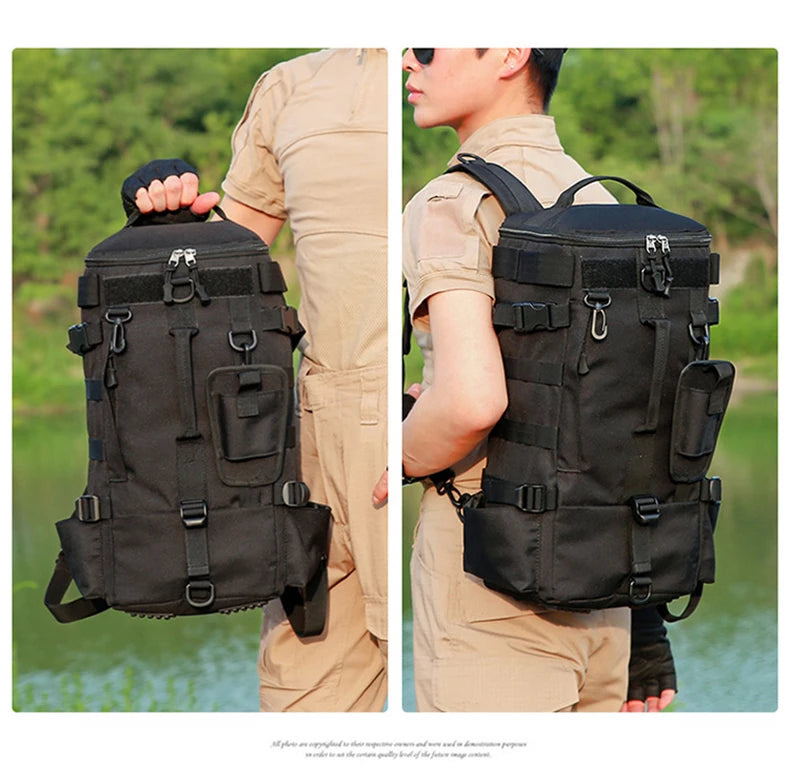 Sac à Dos de Pêche — tactique, porte-cannes