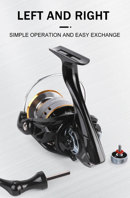 Moulinet Spinning Ultra Light Pro — 1000 à 7000, drag 12 kg