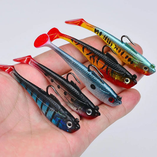 Leurre de pêche Souple — Tête plombée, 4 à 25 g