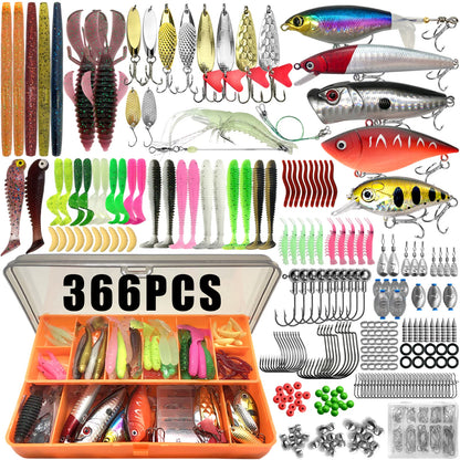Kit Leurres de pêche — 86 à 366 pièces