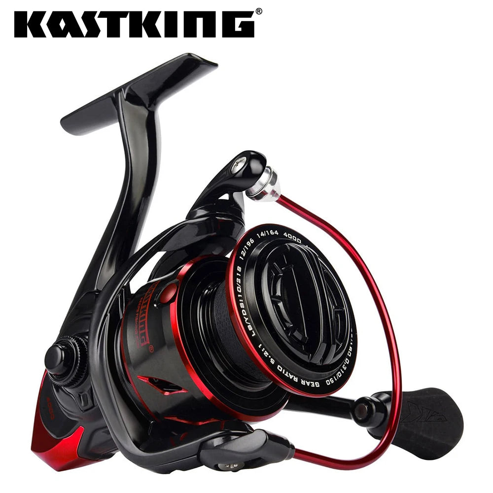Moulinet Spinning KastKing Sharky III — résistant à l'eau, drag 18 kg